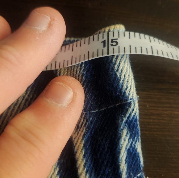 Vintage Ultra Brand Acid Wash Paper Bag Jeans, with Sequin Applique, size M - Picture 7 of 9